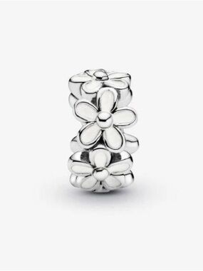 Genuine PANDORA White Daisy Flower Spacer; 791495EN12
